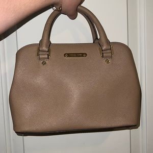 Michael Kors tan Satchel